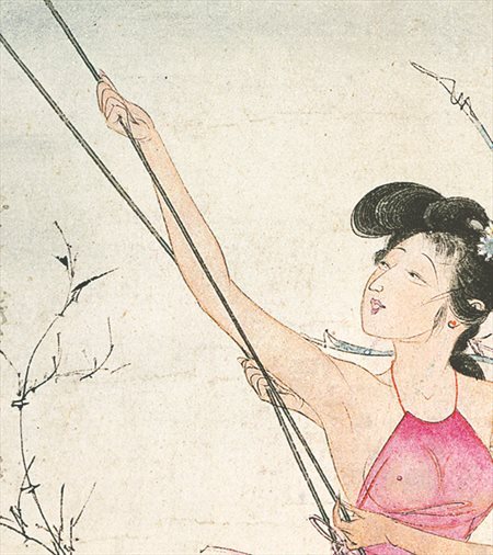 横峰-胡也佛的仕女画和最知名的金瓶梅秘戏图